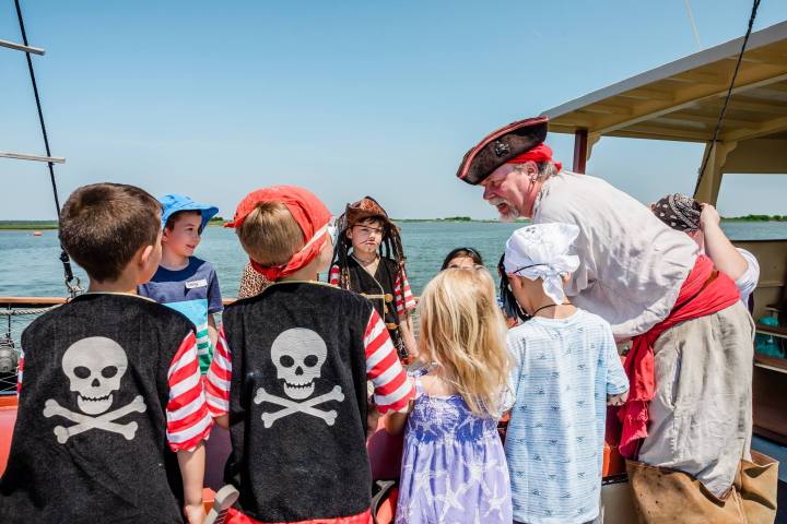 a group of people wearing costumes